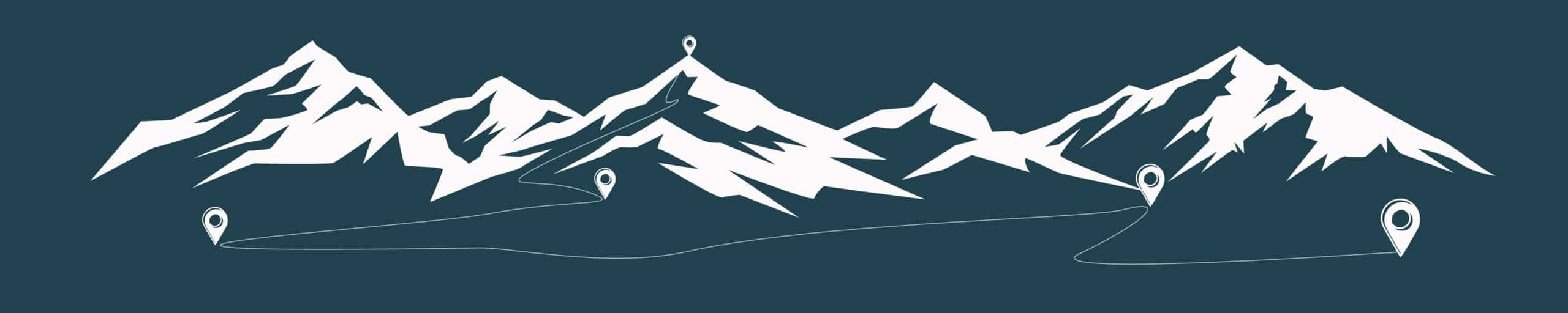 Utah mountains vector