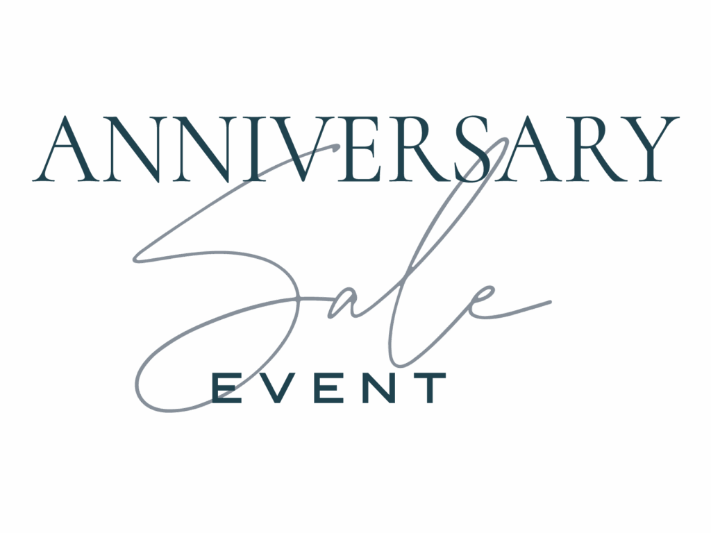 Anniversary sale event logo