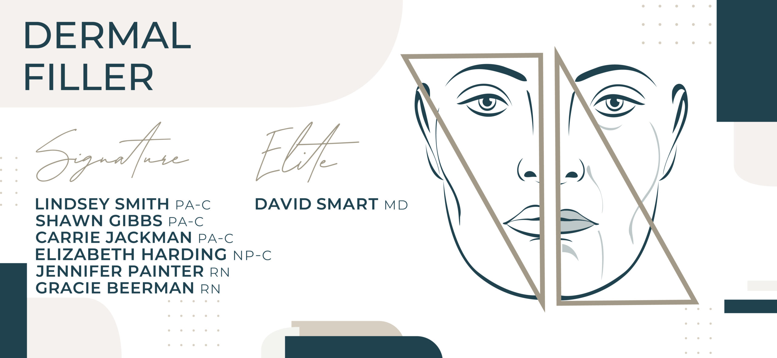 Dermal Filler anniversary event sale graphic