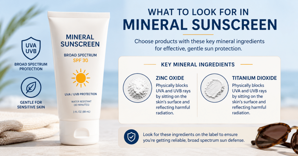 Mineral sunscreen ingredients
